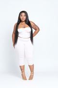 Londynn Blush Muse Chain Halter Capri Set
