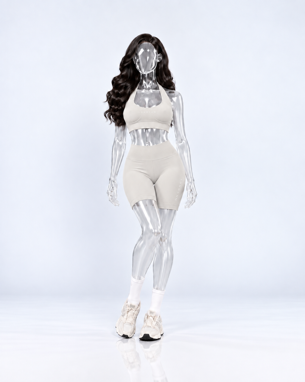 Londynn Keep It Cute Halter Biker Set
