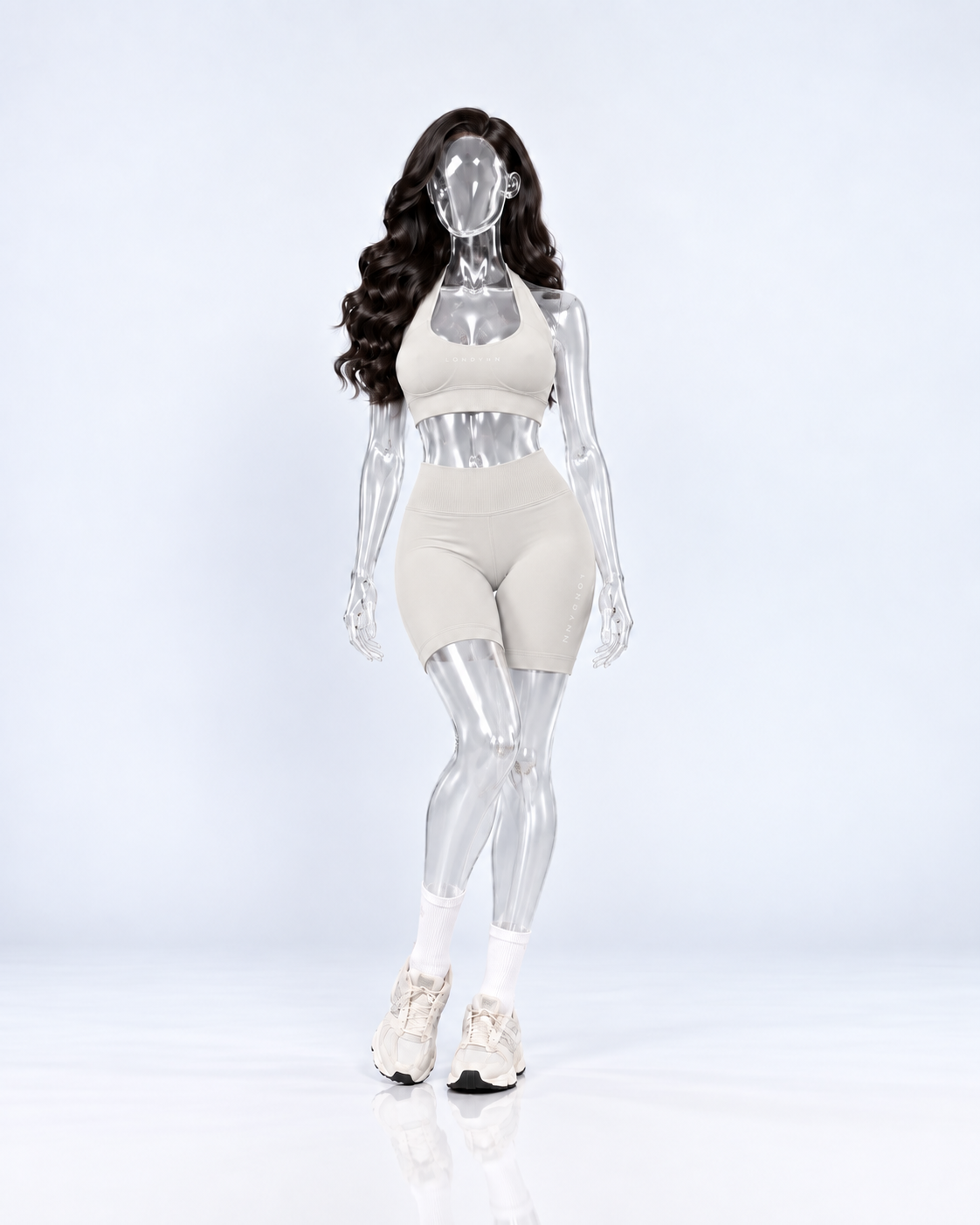 Londynn Keep It Cute Halter Biker Set